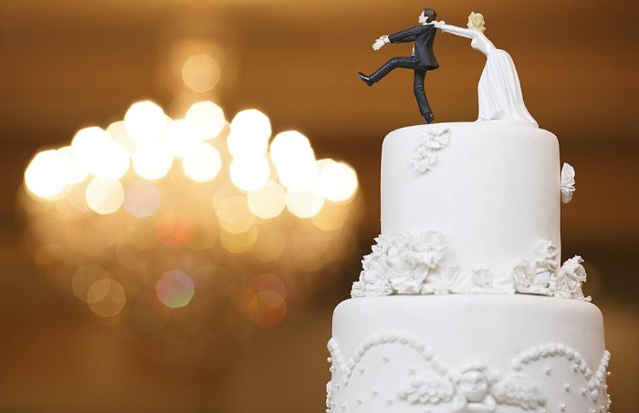 تزیین خلاقانه کیک مراسم ازدواج