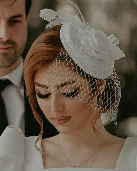 کلاه عروس مینیمال ایرانی