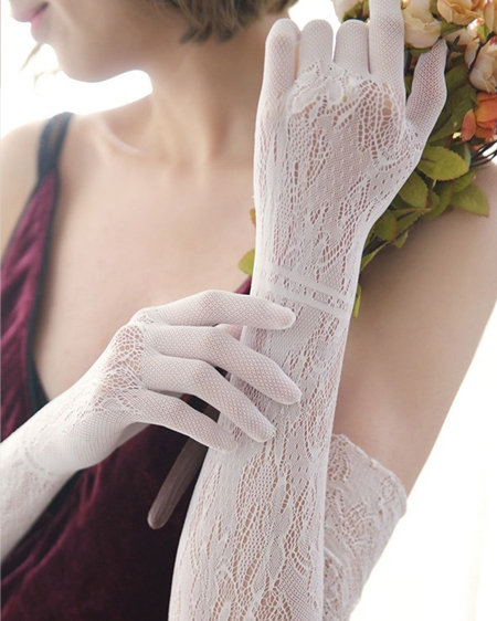بهترین دستکش عروس توری