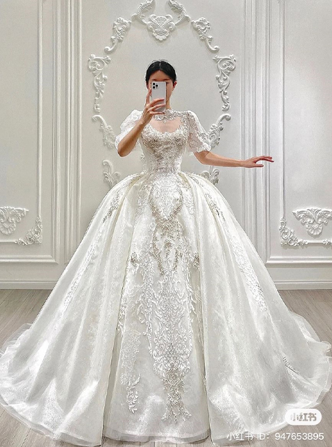 خاص ترین و زیباترین لباس عروس عقد پفی