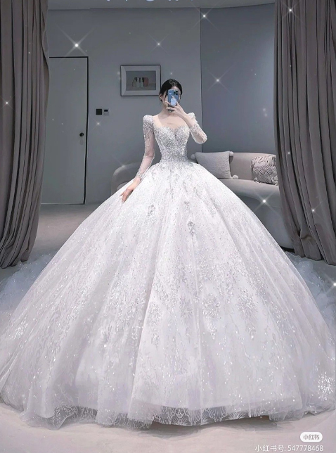 لباس عروس عقد پفی