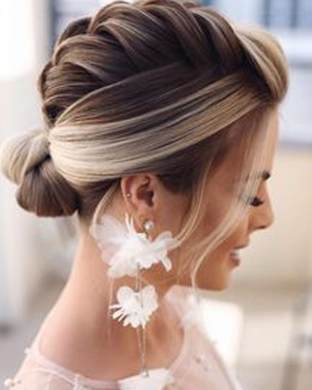 شیک ترین و زیباترین آرایش موی عروس برای عروس