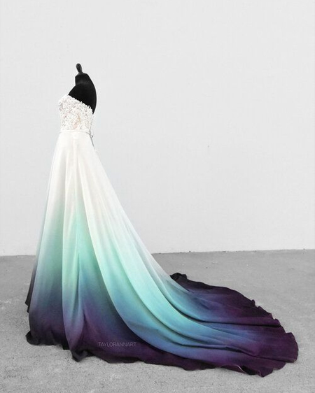 جدید ترین مدل لباس عروس رنگی خاص