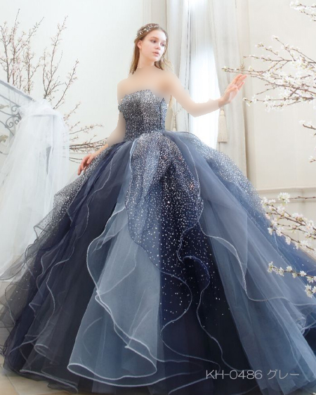 مدل لباس عروس رنگی اکلیلی