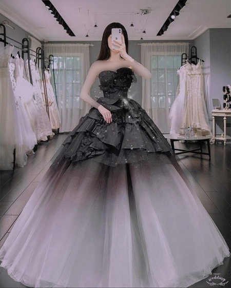 زیباترین و خاص ترین لباس عروس رنگی